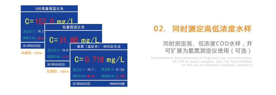 連華科技5B-3C(V8)型COD氨氮測定儀